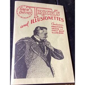 Vintage (1944) Great Ovette’s Tricks and Illusionettes Magic Book